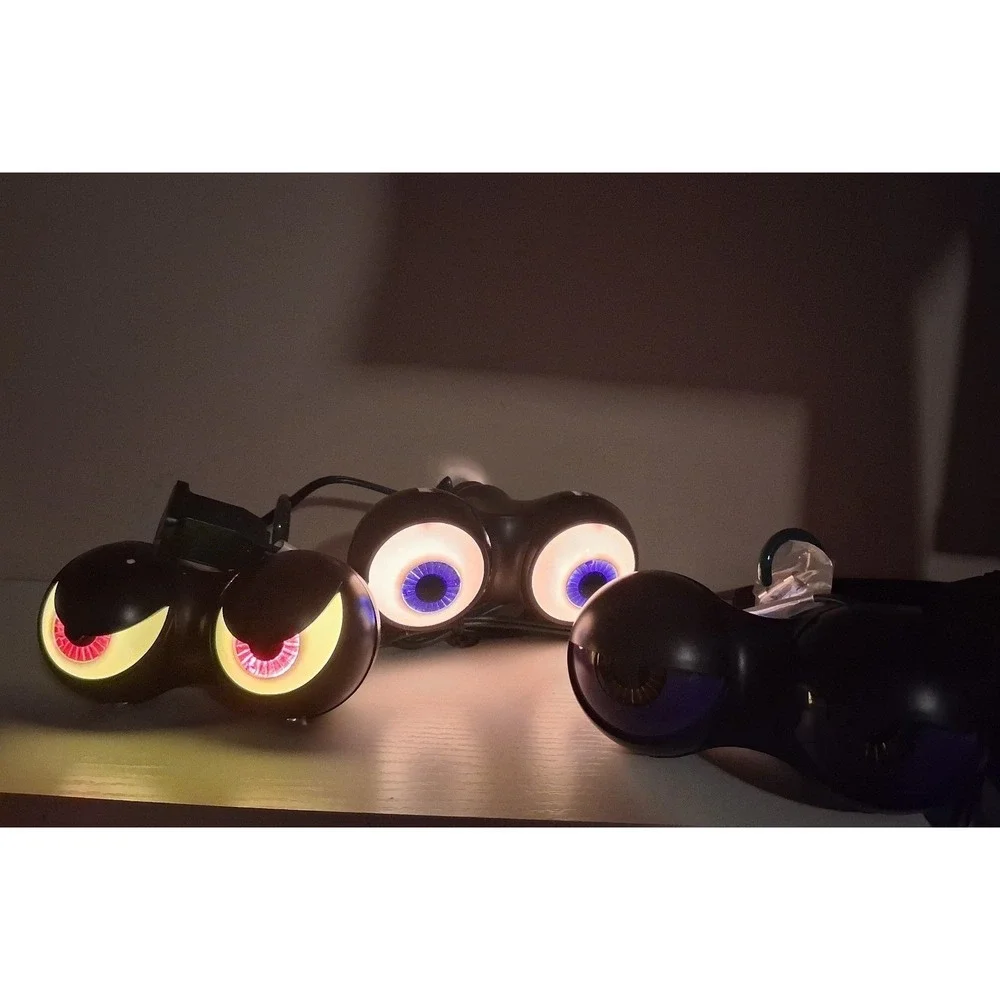 Peep Peepers Set of 3 Spooky Flashing Eyes Halloween Lights Indoor Outdoor Teste